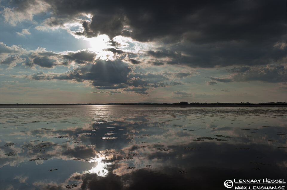 Lake Tisza in Hungary, HDR interpretation