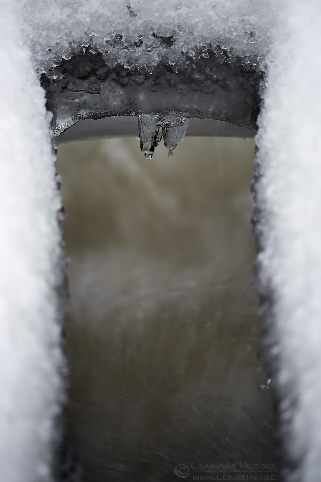 160109 Icy conditions Icy conditions water mirror