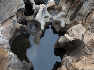 Bourkes Luck Potholes Panorama route South Africa